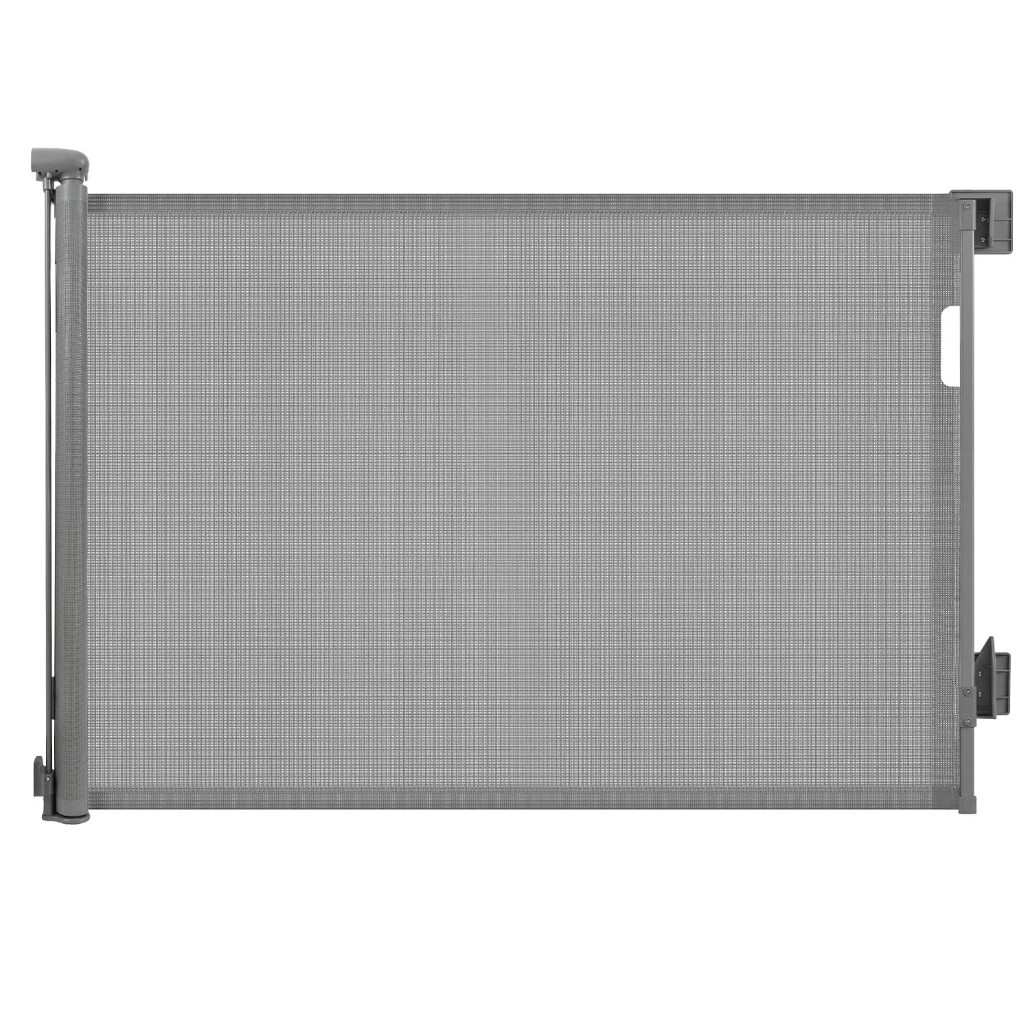 Sekey Treppenschutzgitter Ausziehbar, Höhe 97 cm, TÜV & EN1930, Montage ohne Bohren oder mit Schrauben wählbar, Absperrgitter für Tür, Treppe, Haustier