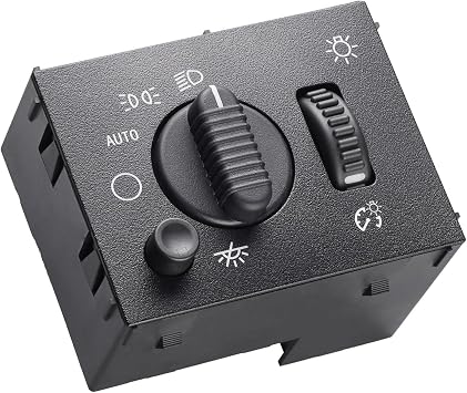 Headlight Dimmer Switch for 2003-2007 Chevy Silverado Suburban Tahoe Avalanche GMC Sierra Yukon XL 1500 2500 3500, Escalade-Instrument Panel Dimmer Switch - 19381535-15176678-15198374-15194803