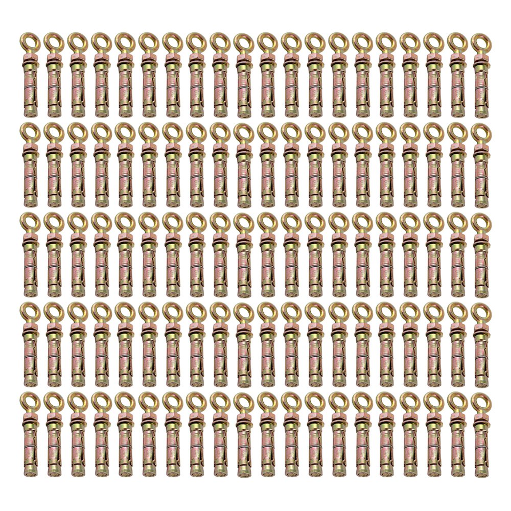 M6 Eye Bolt Shield Anchor - 100 Pack