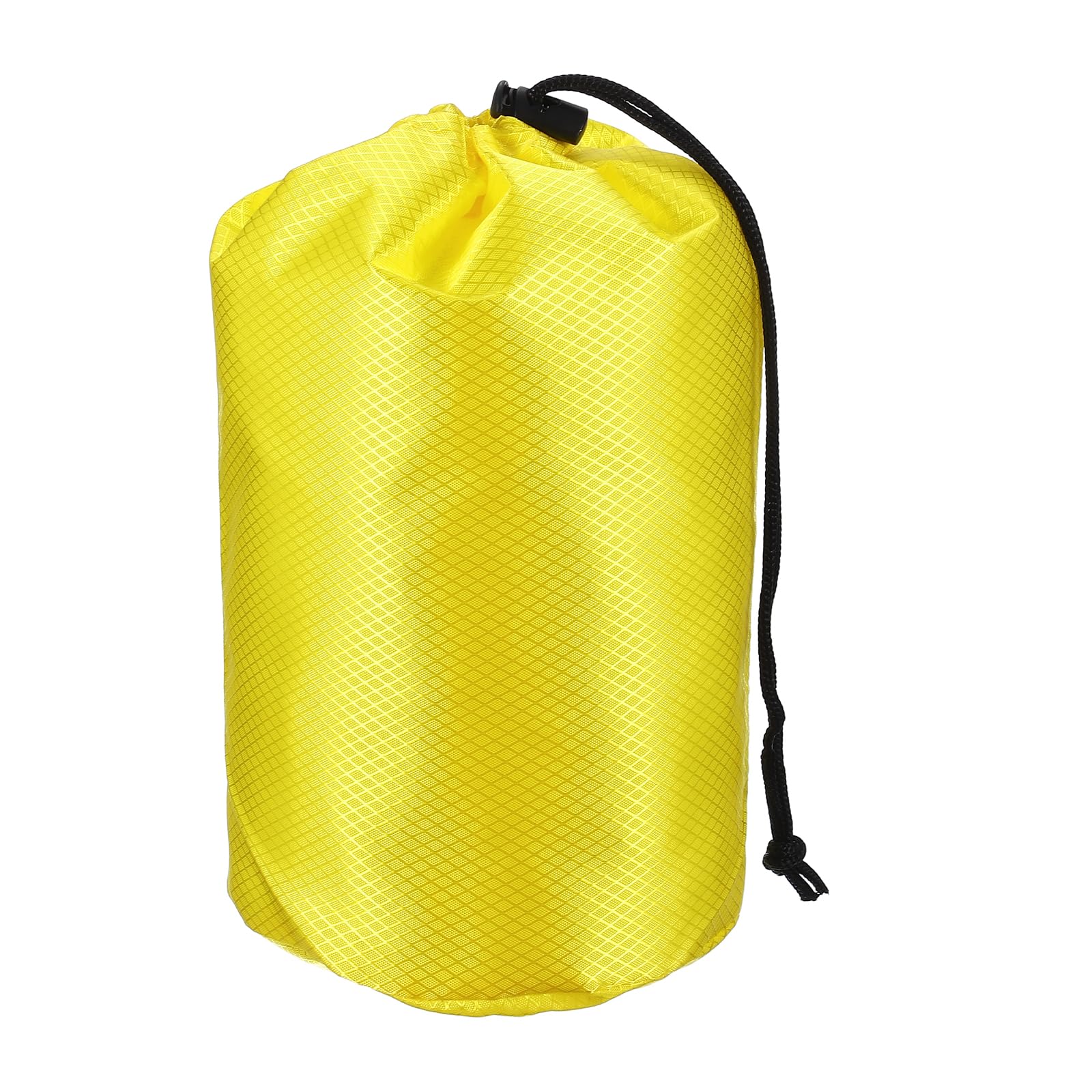 YELARXI Stuff Sack, Waterproof Ditty Bags Storage Sacks Portable Outdoor Ultralight Drawstring Dry Stuff Bag Gear with Toggle 5x10In & Yellow for (Backpacking Camping Traveling Hiking)