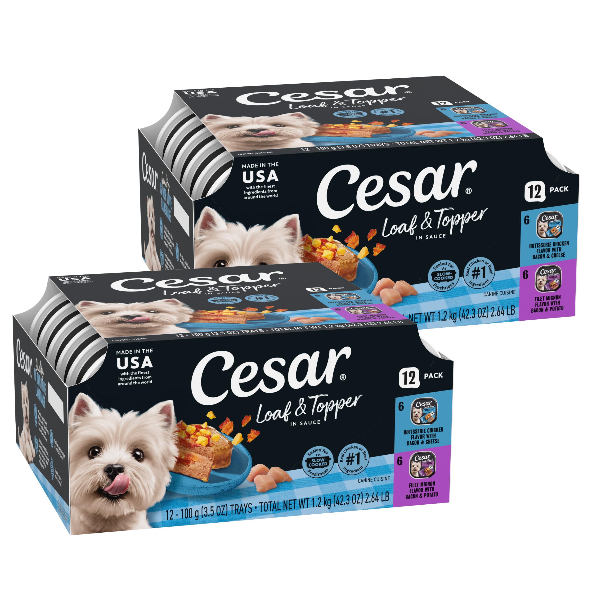 Cesar Loaf in Sauce Variety Pack