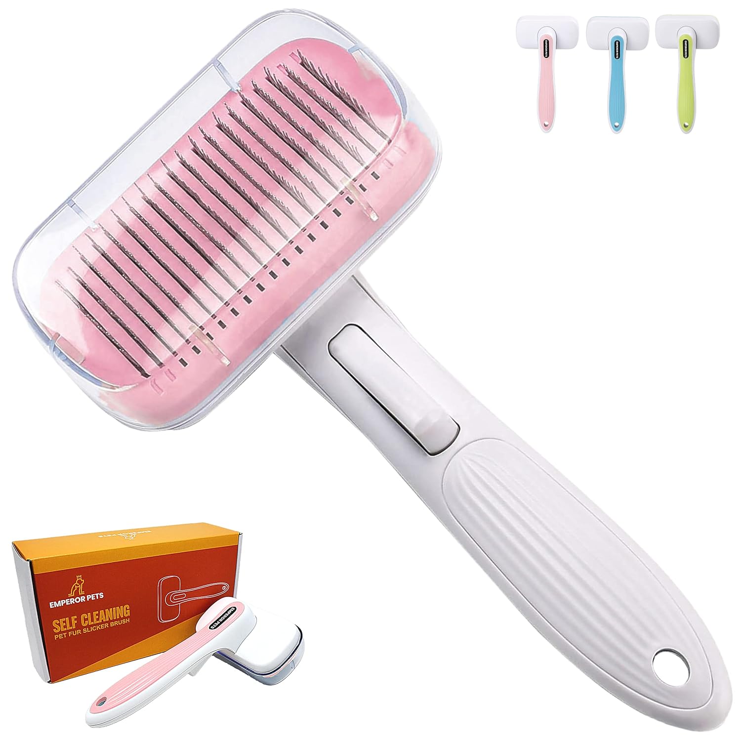 Emperor Pets Dog Brush for Shedding GENTLY Removes