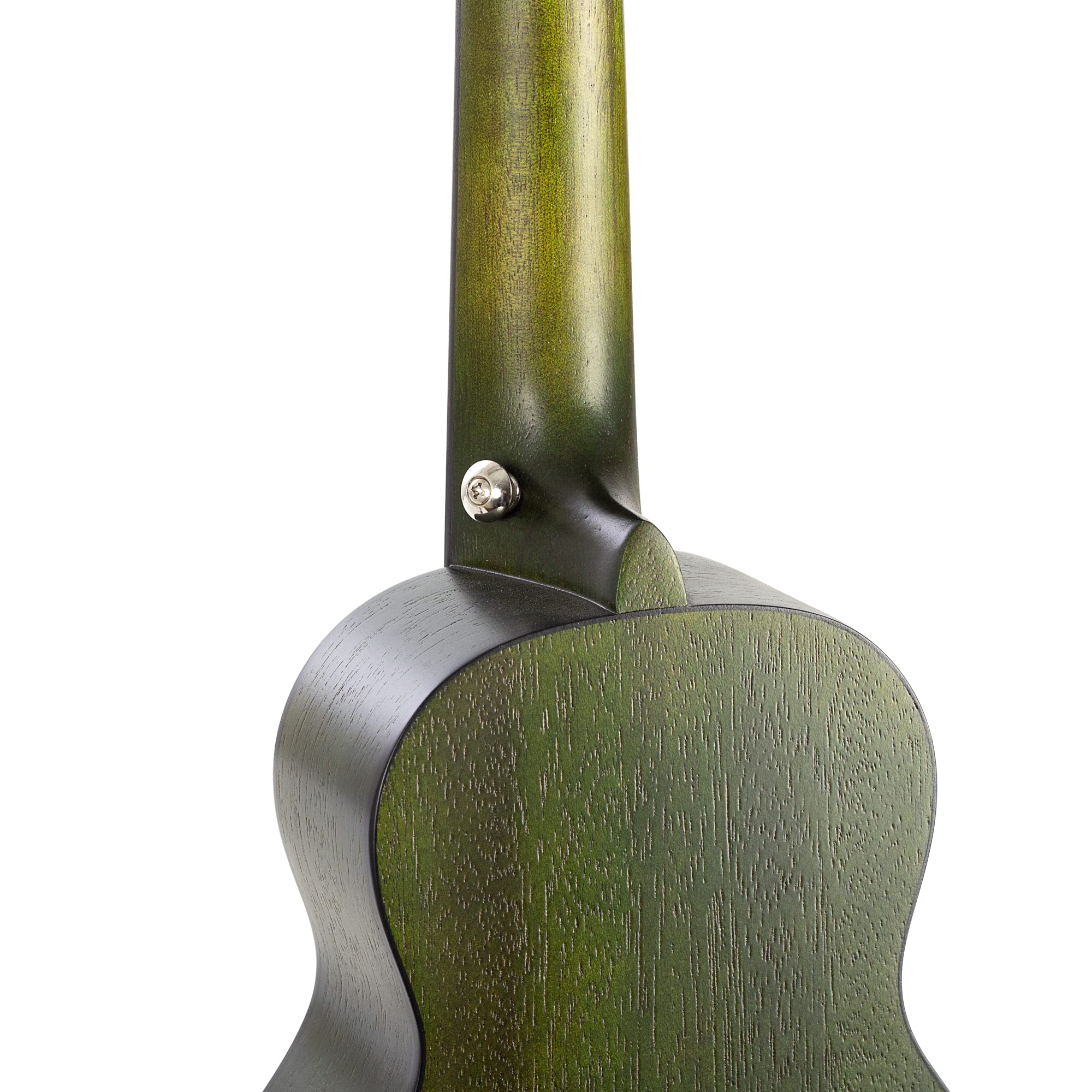 Cascha Mahagoni Sopran Ukulele Erwachsene & Kinder in Grün - inkl. 3 Plektren & gepolsterte Tasche - Mahagoniholz-Ukulele für Anfänger & Fortgeschrittene - Aquila Nylon-Saiten