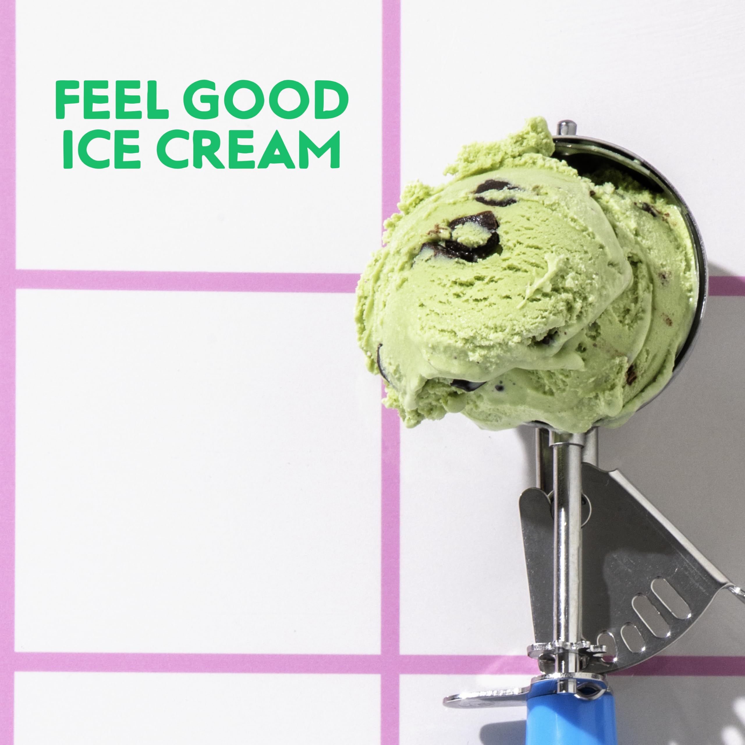 Alec's Ice Cream Matcha Chocolate Chip Ice Cream, A2 Dairy, 14 Fl