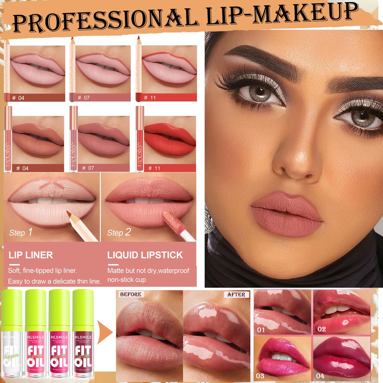 Kit de maquillage pour adolescentes & femmes, kit de maquillage de voyage, ensemble de maquillage portable pour débutants et professionnels, ensemble cosmétique comprenant fond de teint-02 Style