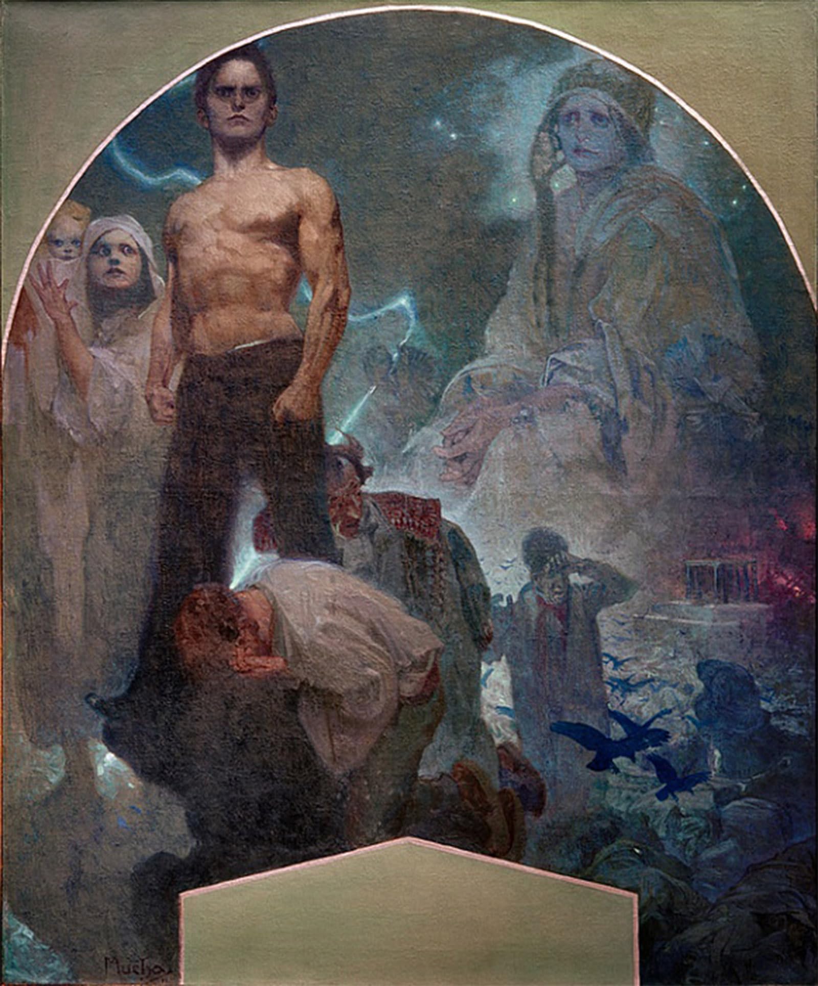 SERENDIPITP Retro Picture Poster Wall Art Pictures Painting Girl with Flowers Poster Canvas Print by Alphonse Mucha Wall Art Canvas Print for Wall Decor 60x90cm