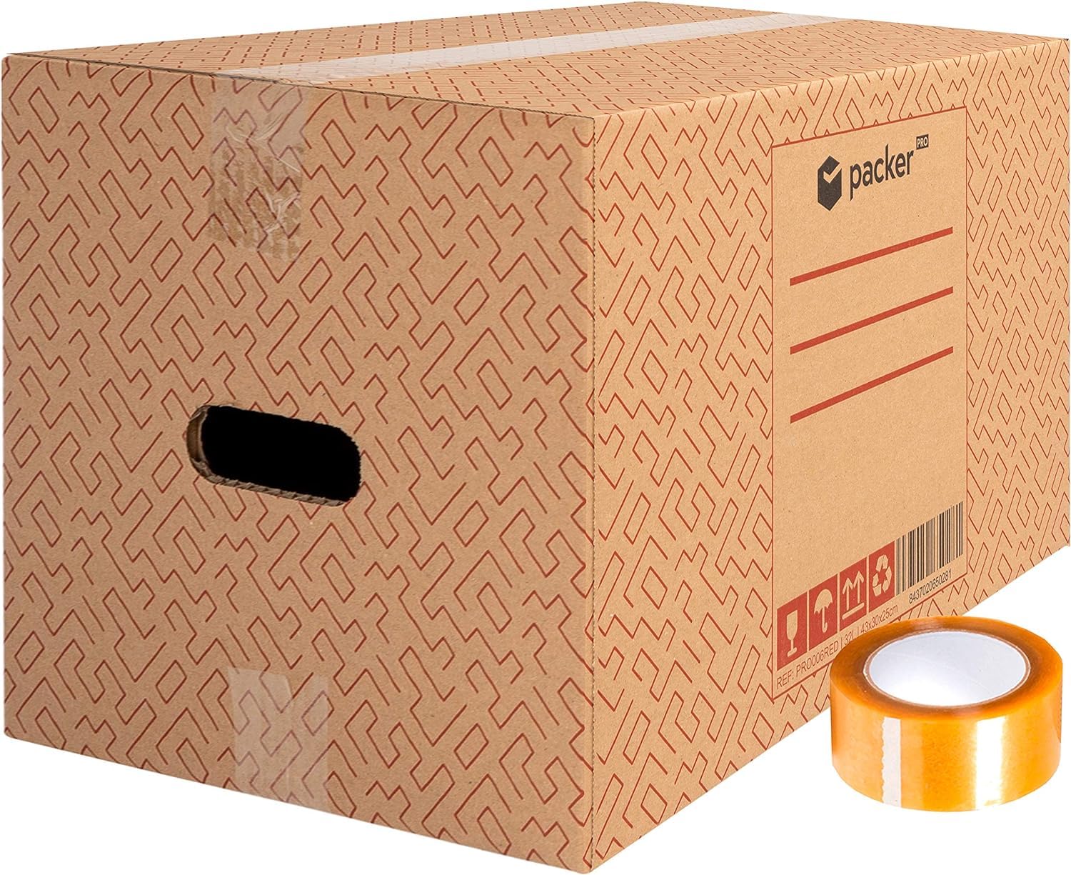 MARCPRINT Lot de 20 Boite carton de Demenagement - Boite Rangement