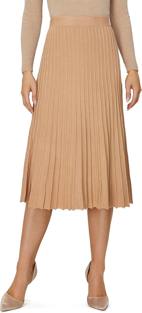 andmary Dida pleats flare skirt ベージュM Sandro_SFPJU01495-16_F_1.jpg