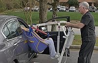 Vista 4 de Bestcare PL350CT Mobile Electric Floor Lift - 350 lb Capacity Compact and Foldable Design Ideal for Car Transfers, Wheelchairs, and Beds