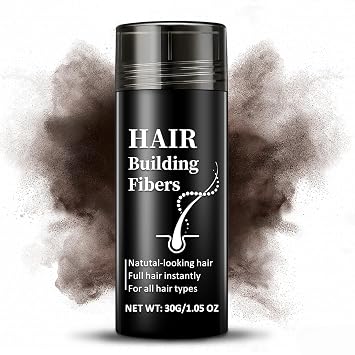 Hair Building Fibers for Men & Women Thinning Instant Cover Up Hair Filler - 02 Dark Brown | Hair Instantly Thicker Natural Texture hair Powder