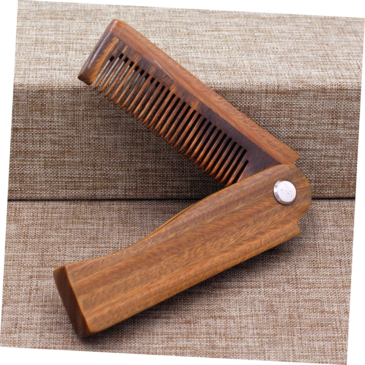 FOMIYES 3 Juegos De Peines De Madera Pequeños Para Barba Y Bigote Plegables Para Uso Doméstico Y De Viaje.