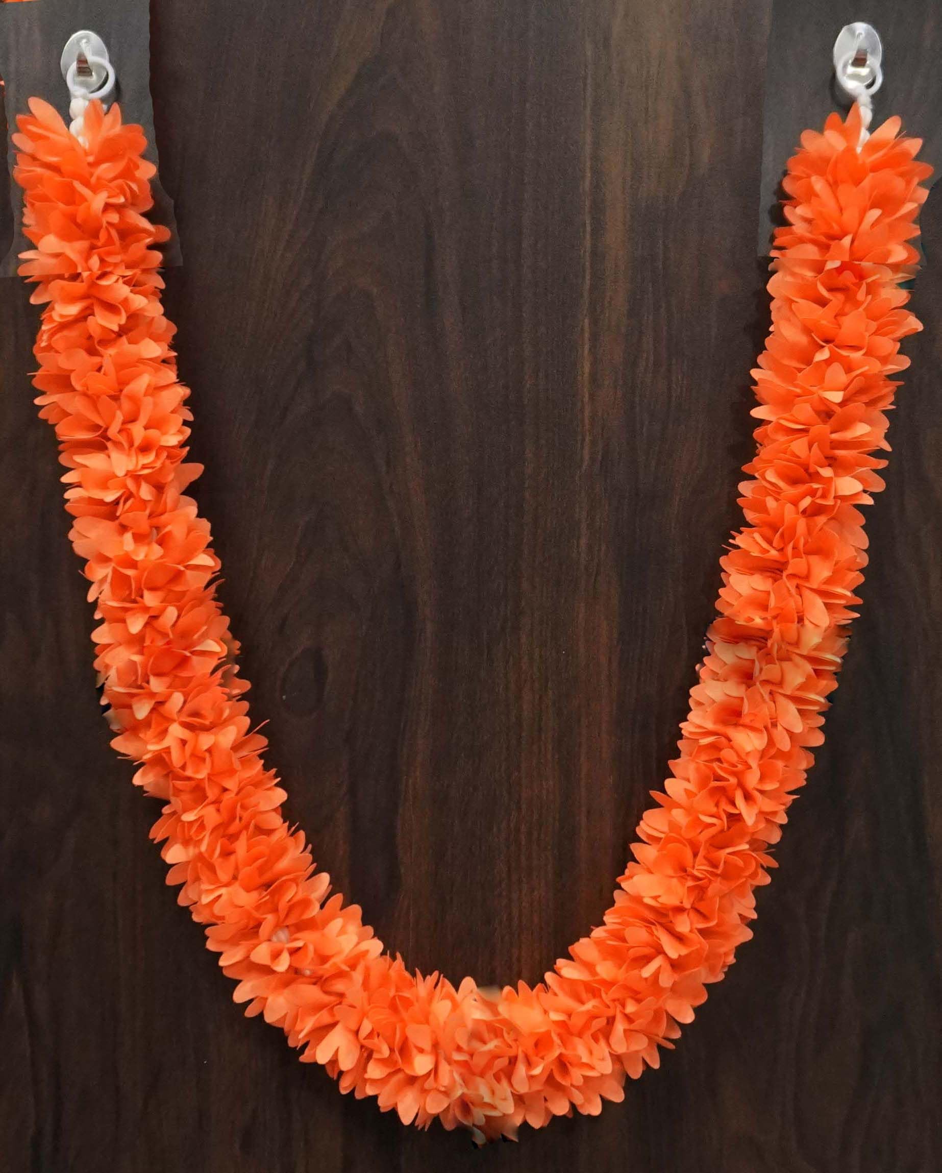 Gurram Premium Range of Pooja Accessories (Size: 22 Inch) Cloth Fabric Washable Handmade Artificial Garland Flower Mala for Photo Frame & God Idols (Orange Plain) (B0C9X88DXT) Amazon Price History, Amazon Price Tracker