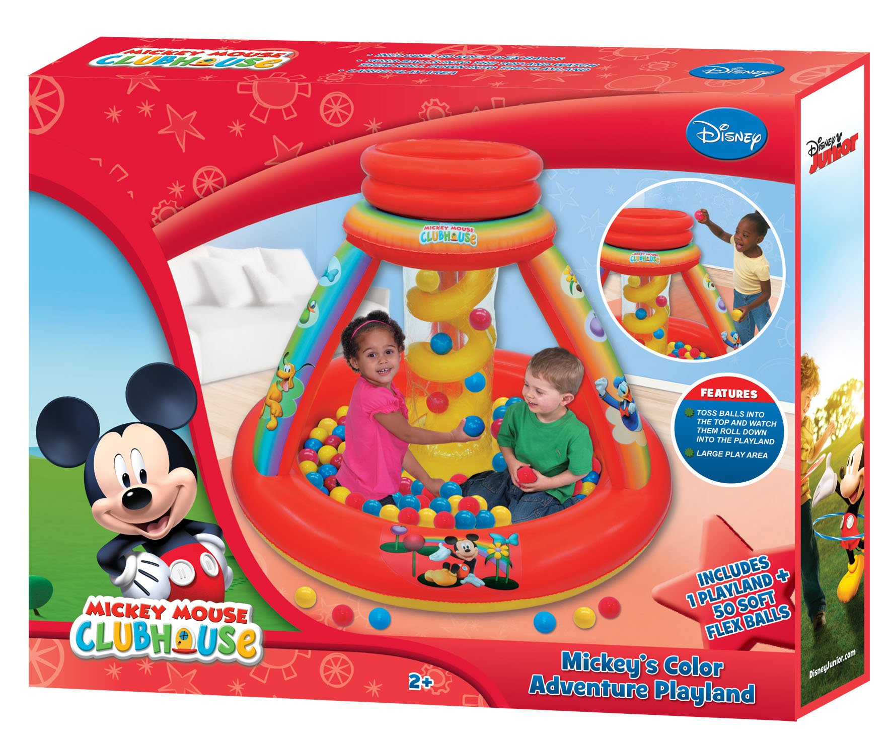 Mickey Mouse Club House Color Adventure Ball Pit Inflatable