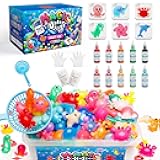 Kiditos Magic Water Elf Toy Kit–Squishies for Kids, 10 Gels & 6 Molds, Magic Gel Water Pets Sensory Toy, Fun DIY Craft Kit, Party Favors, Birthday & Christmas Gifts for Kids Ages 3+