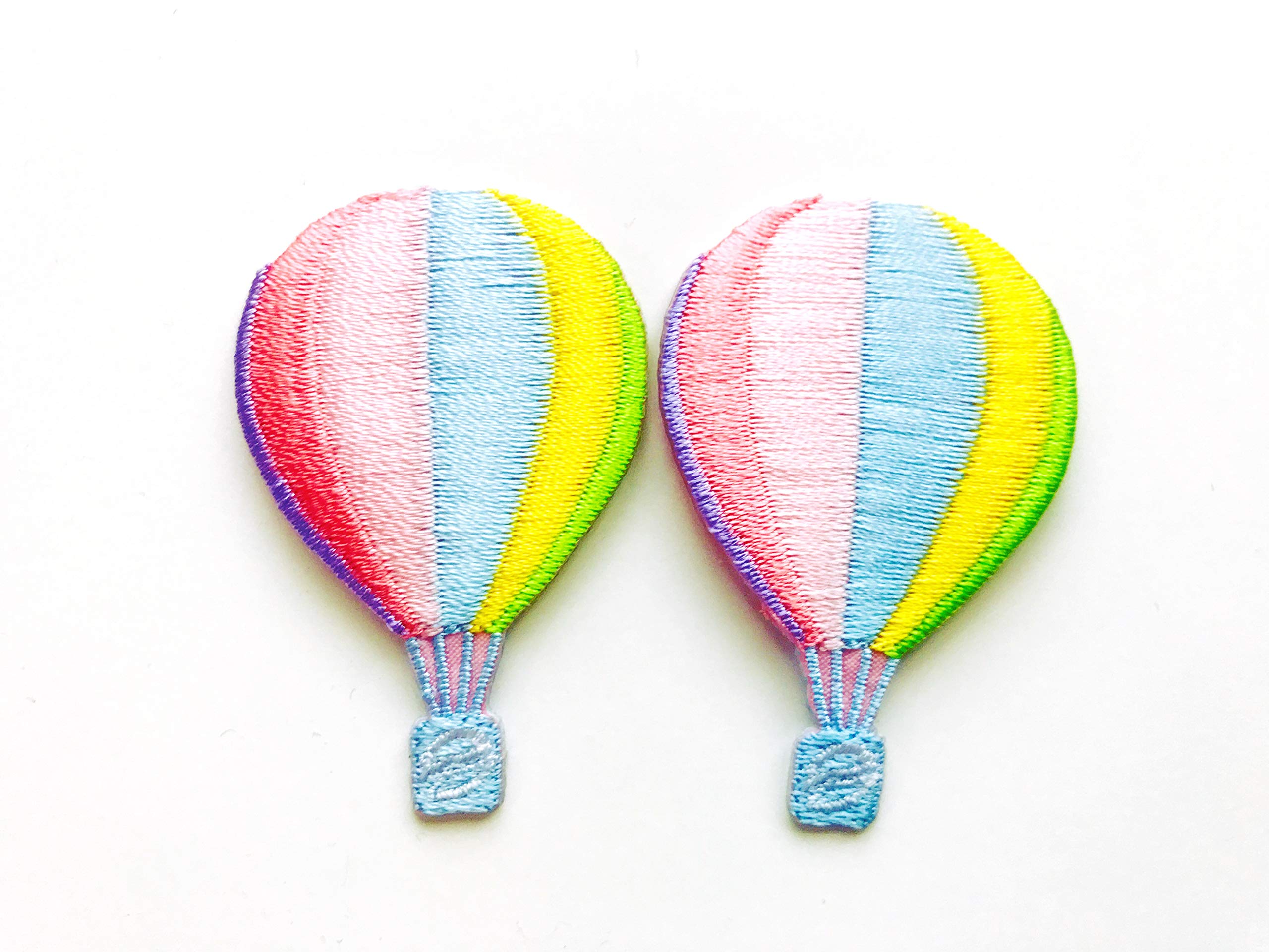 Amazon.com: TH Set of 2 Tiny. Mini Pastel Hot Air Balloon Cute