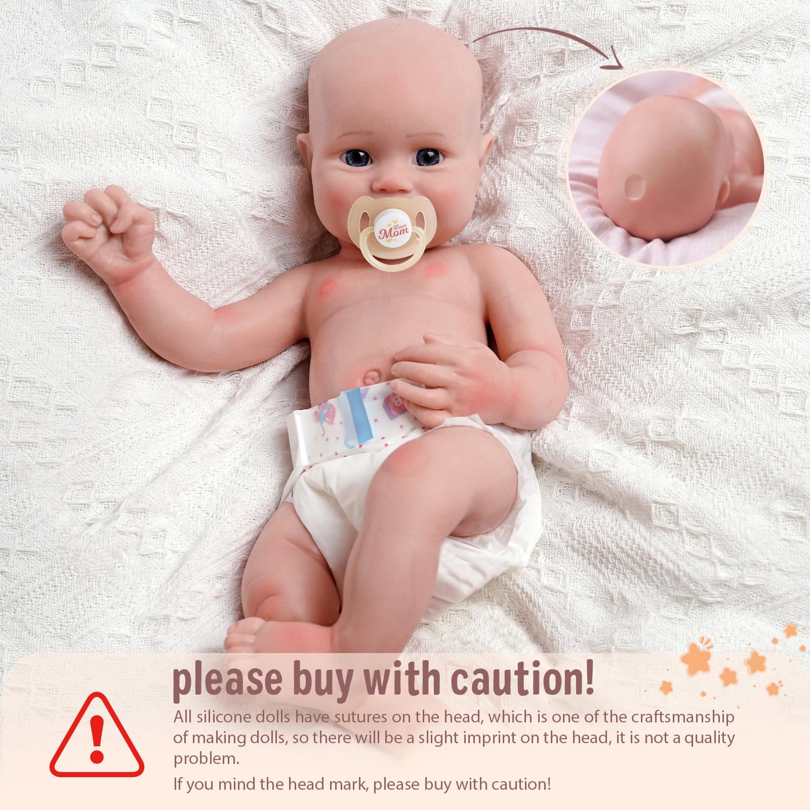 Amazon | JIZHI シリコーンベビードール - 16インチ(重量4ポンド