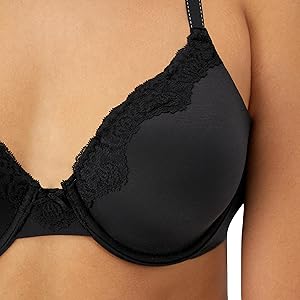 Maidenform Women's Padded Underwire Bra, Full Coverage T-Shirt Bras for Women, Convertible, Seamless (Plus