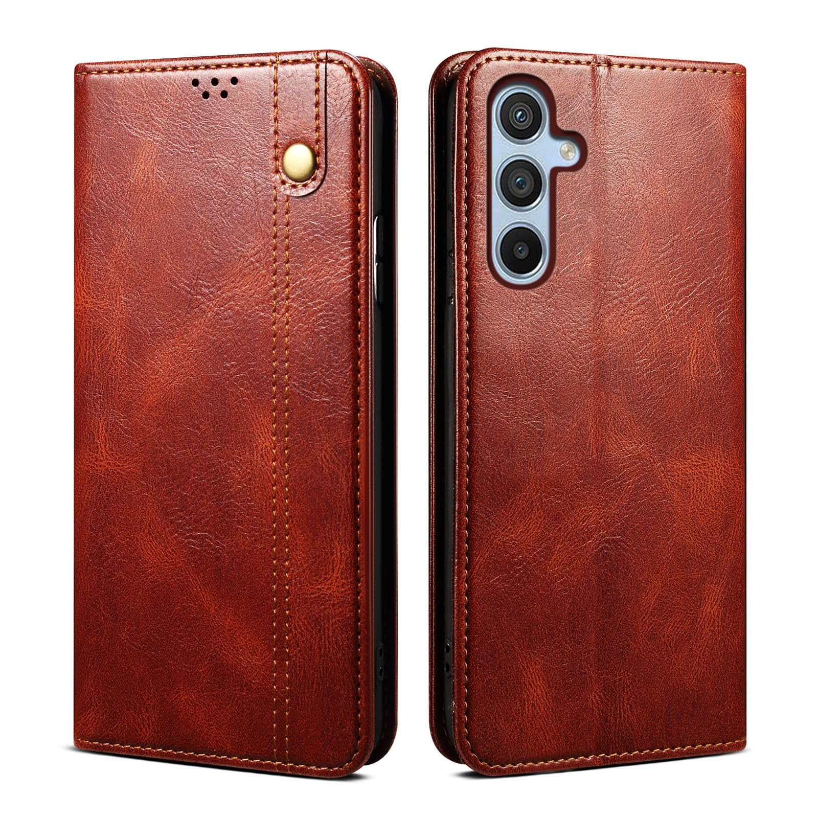 Cubix Flip Cover for Samsung Galaxy M55 Handmade Leather Wallet Case with Kickstand Card Slots Magnetic Closure for Samsung Galaxy M55 (Brown) (B0CWGWKZC8) Amazon Price History, Amazon Price Tracker