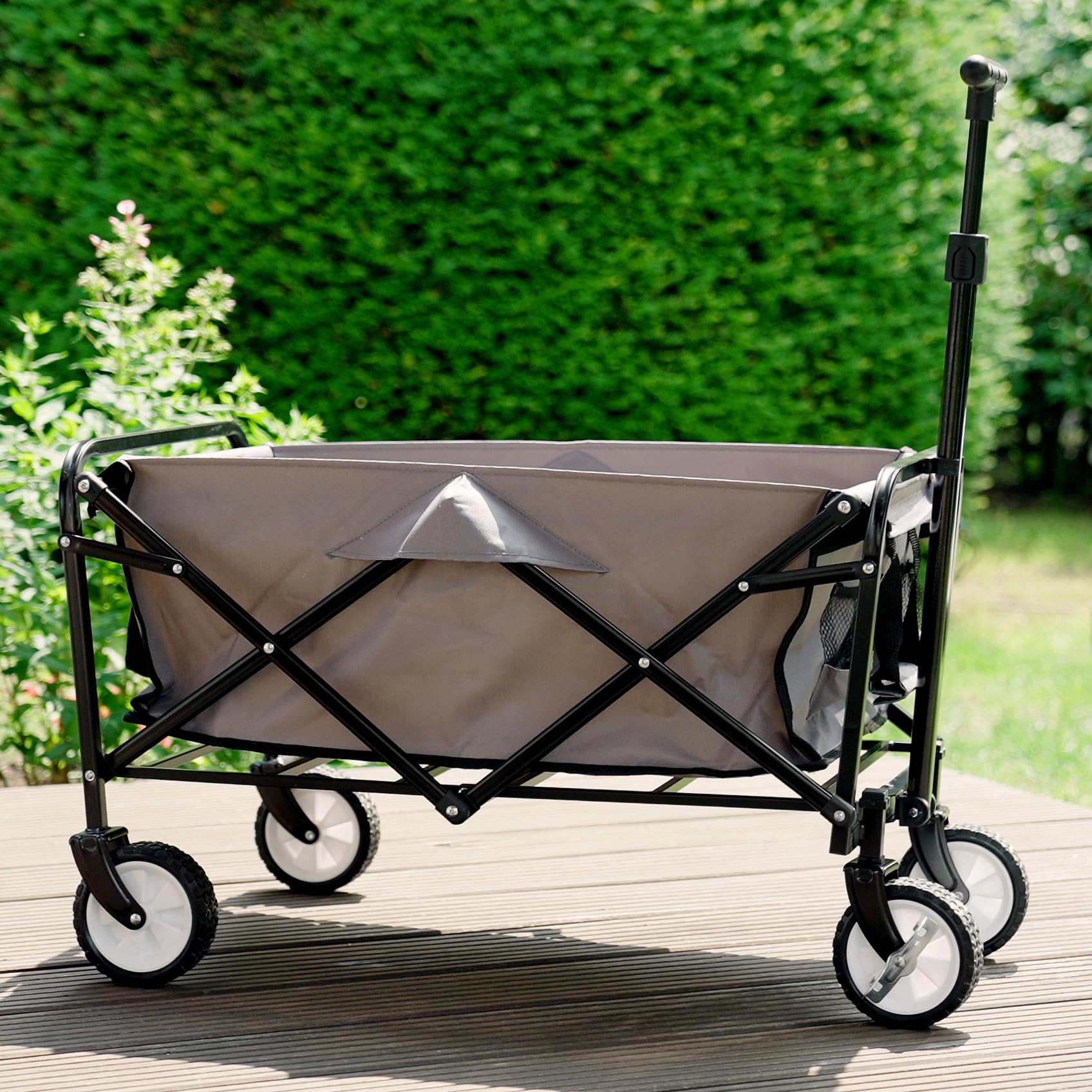 Carromco Chariot de Transport Pliable pour l'extérieur avec Frein de stationnement, jusqu'à 80 kg