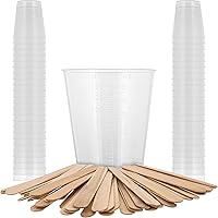 Vista 17 de Pouring Masters Paquete de 12 tapas de vaso mezclador para tazas medidoras graduadas de plástico de 12 onzas (11.8 fl oz), parte superior de sello