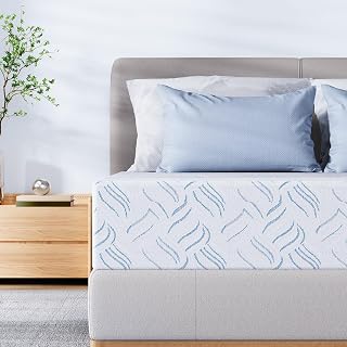 KOW Twin Mattress10 inch, Gel Memory Foam Mattress for Cool Night Sleep & Pressure Relief,Medium Firm XL Twin Size in a Box