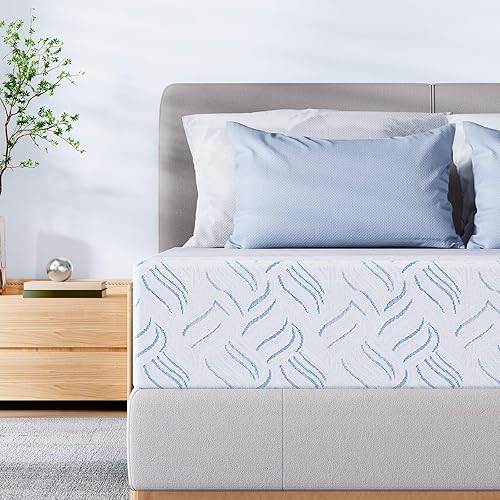 KOW Full Mattress 10-inch, Gel Memory Foam Mattress for Cool