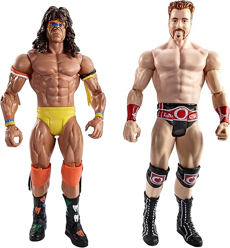 Mattel Wrestlemania Fantasy Match-Up Ultimate Warrior y Sheamus - Figura de acción (2 unidades)