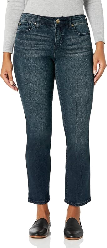 High Rise Straight Leg Jean at Amazon 
