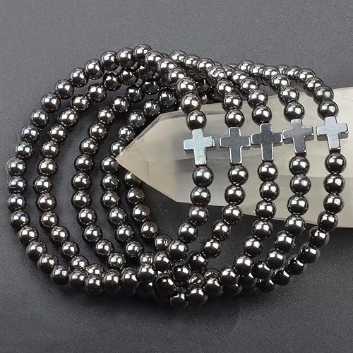 Vista 288 de MASSIVE BEADS Pulsera elástica de yoga hecha a mano con piedra natural, cristal curativo, energía, regalos para adultos unisex de 0.157 in, 0.236