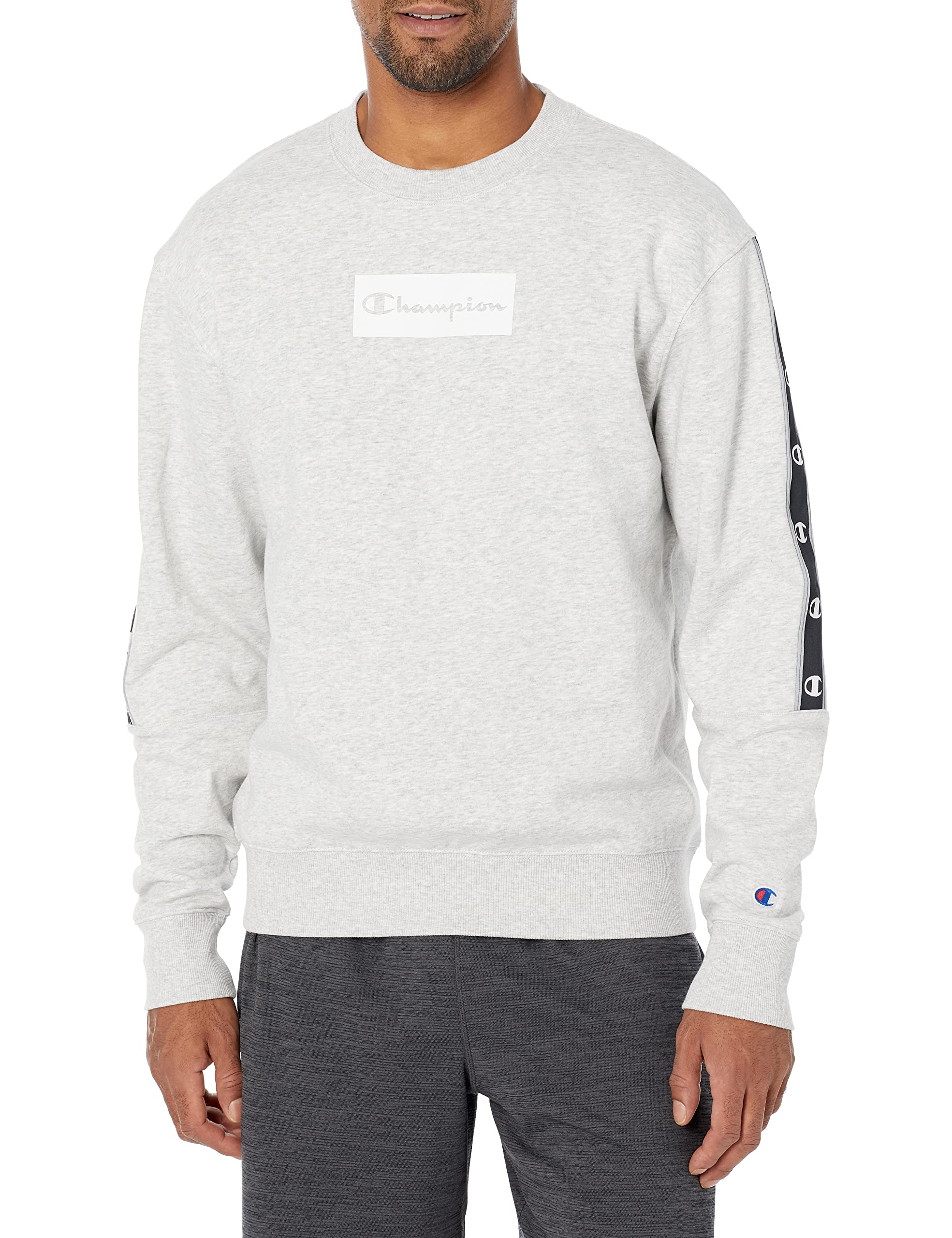 Champion Męska bluza polarowa z logo średniej wagi