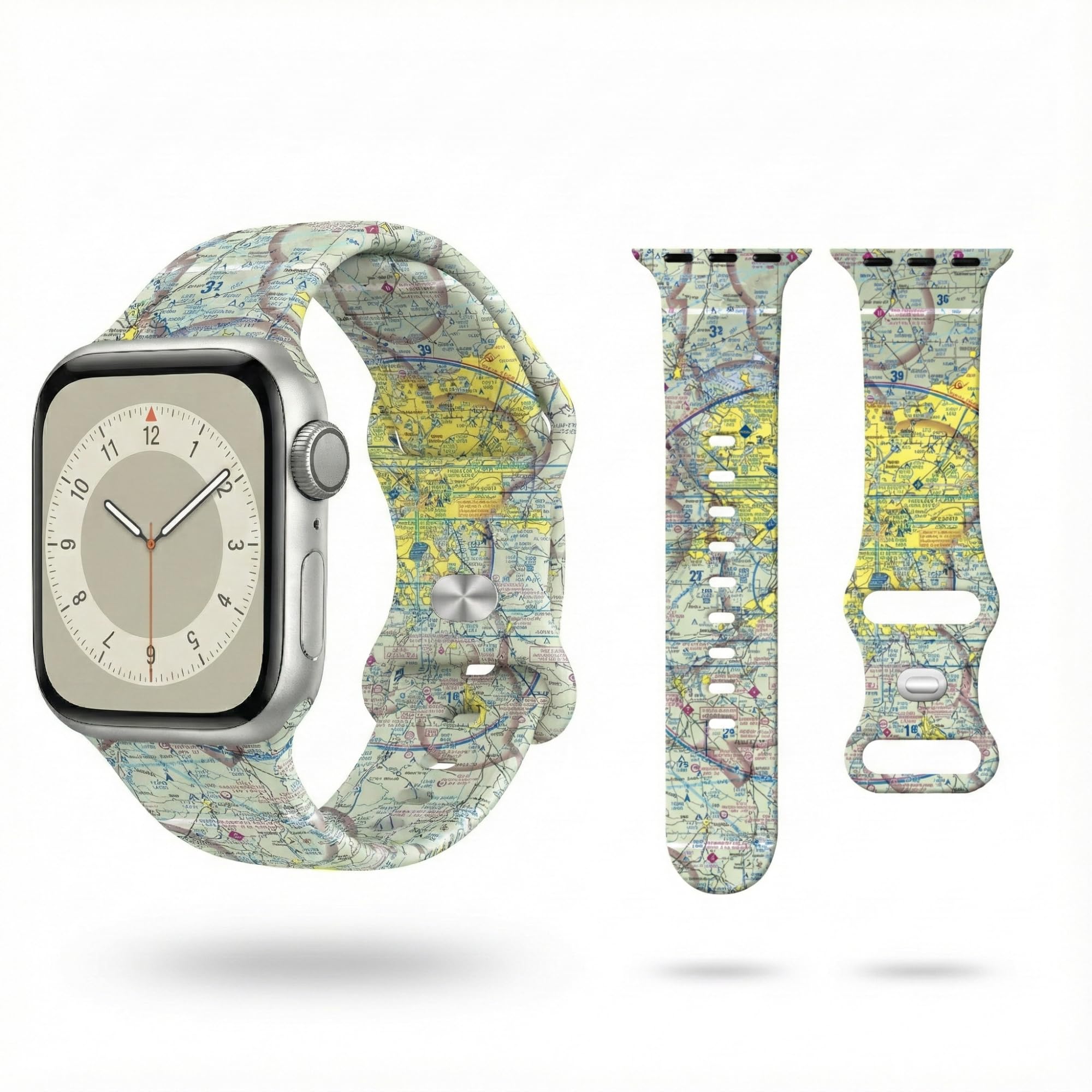 EmoBands Silicone Sport Watchband Compatible with Apple Watch