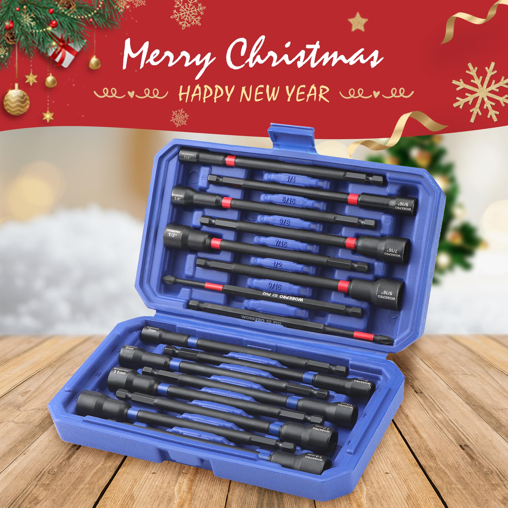 WORKPRO 16-Piece Magnetic Nut Driver Set -2 WORKPRO 16-Piece Magnetic Nut Driver Set -2