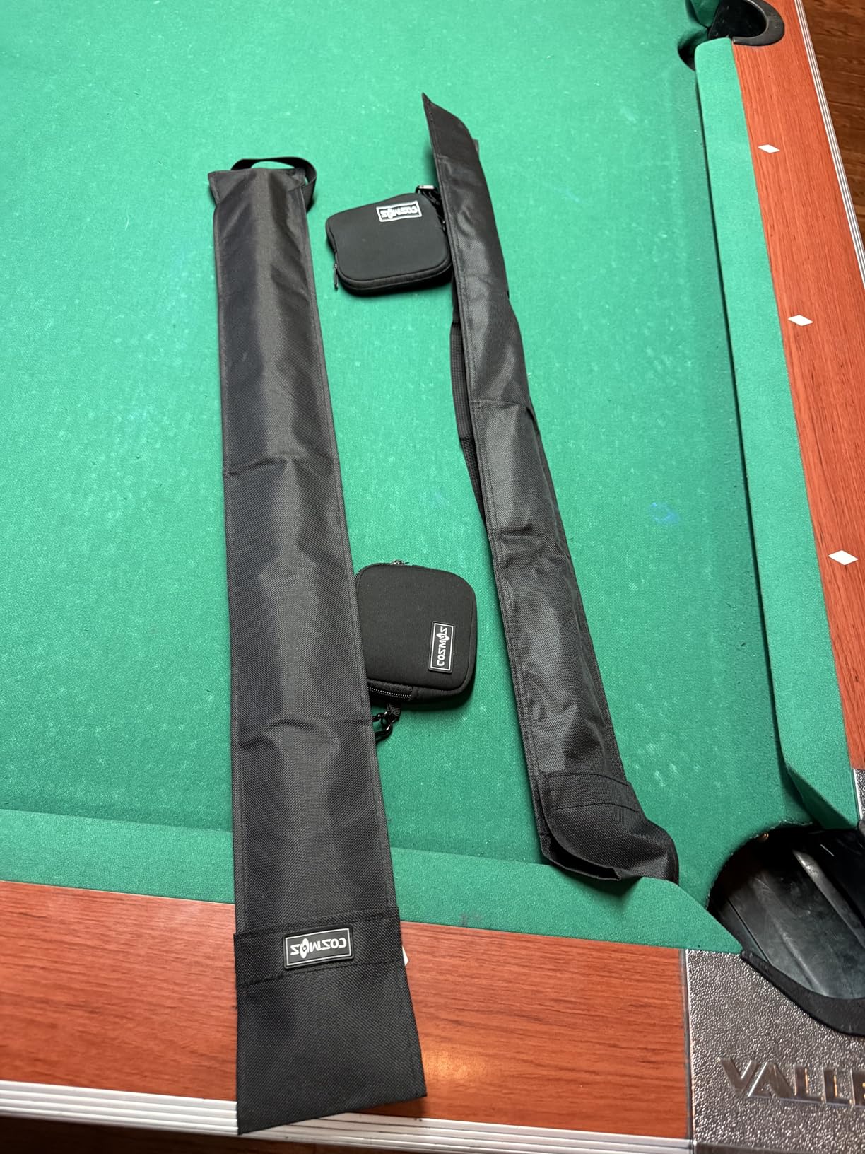 Cosmos Pool Cue Case, Cue Stick Carrying Bag for 1/2 Billiard Stick ...
