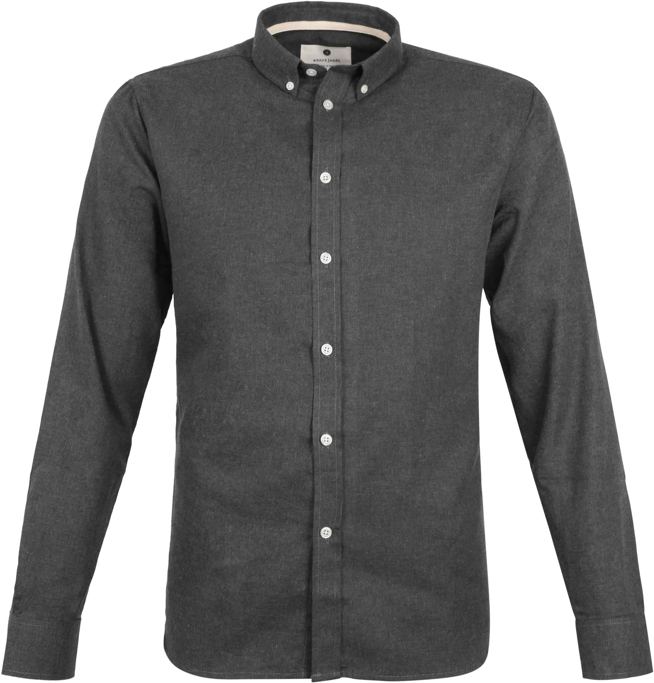 AnerkjendtAkkonrad Shirt Grey - Men's - Clothing - Regular Fit