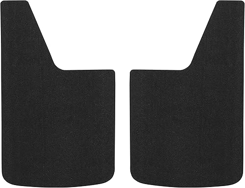 LUVERNE 251020 Guardabarros universales delanteros o traseros de goma texturizada de 12 pulgadas x 20 pulgadas, 2 solapas