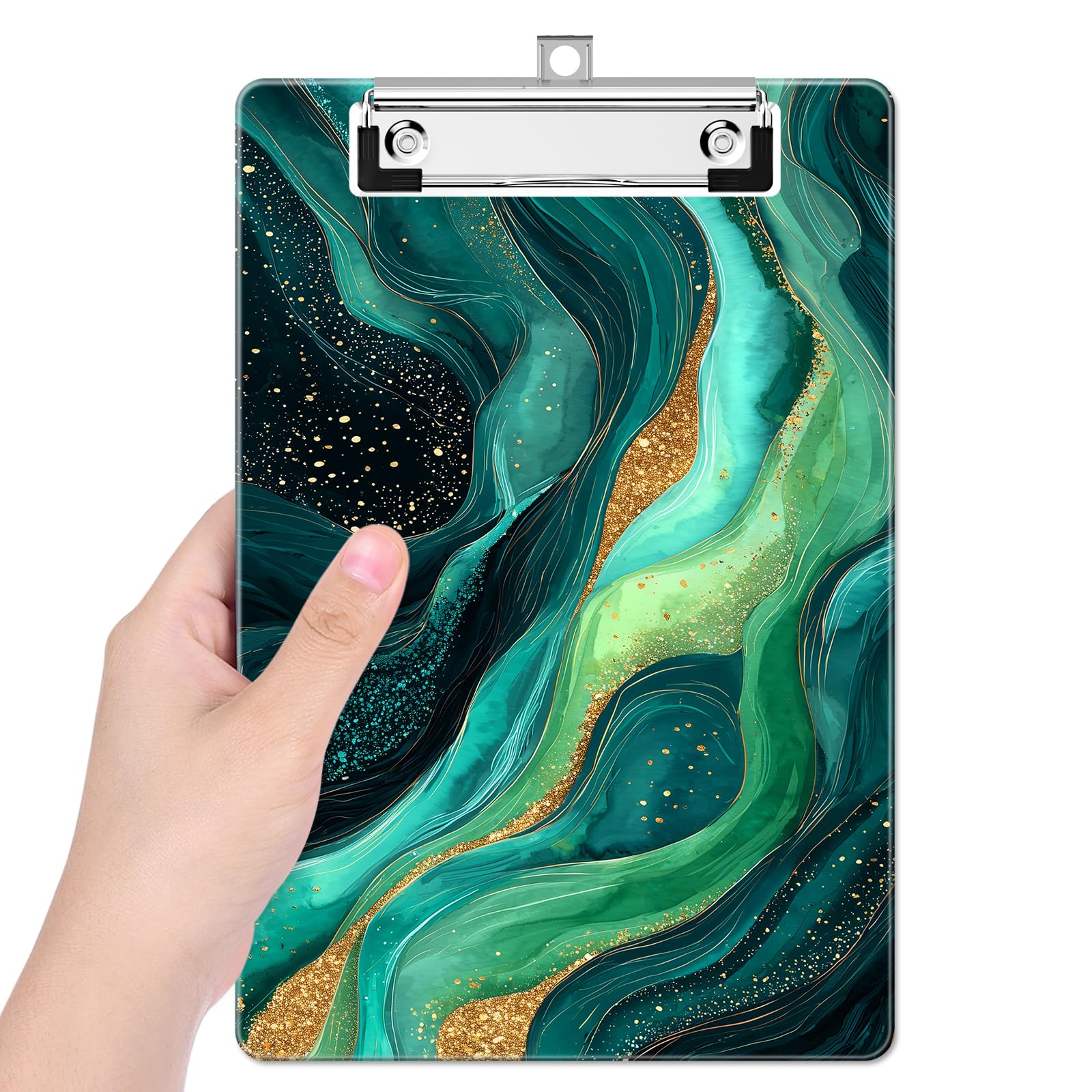 Small Plastic Clipboard 6 x 9 in, Standard A5 Size Fashion Clip Board
