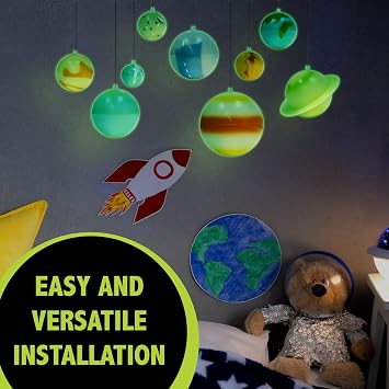 Glows! Handmade Solar System Set Pluto
