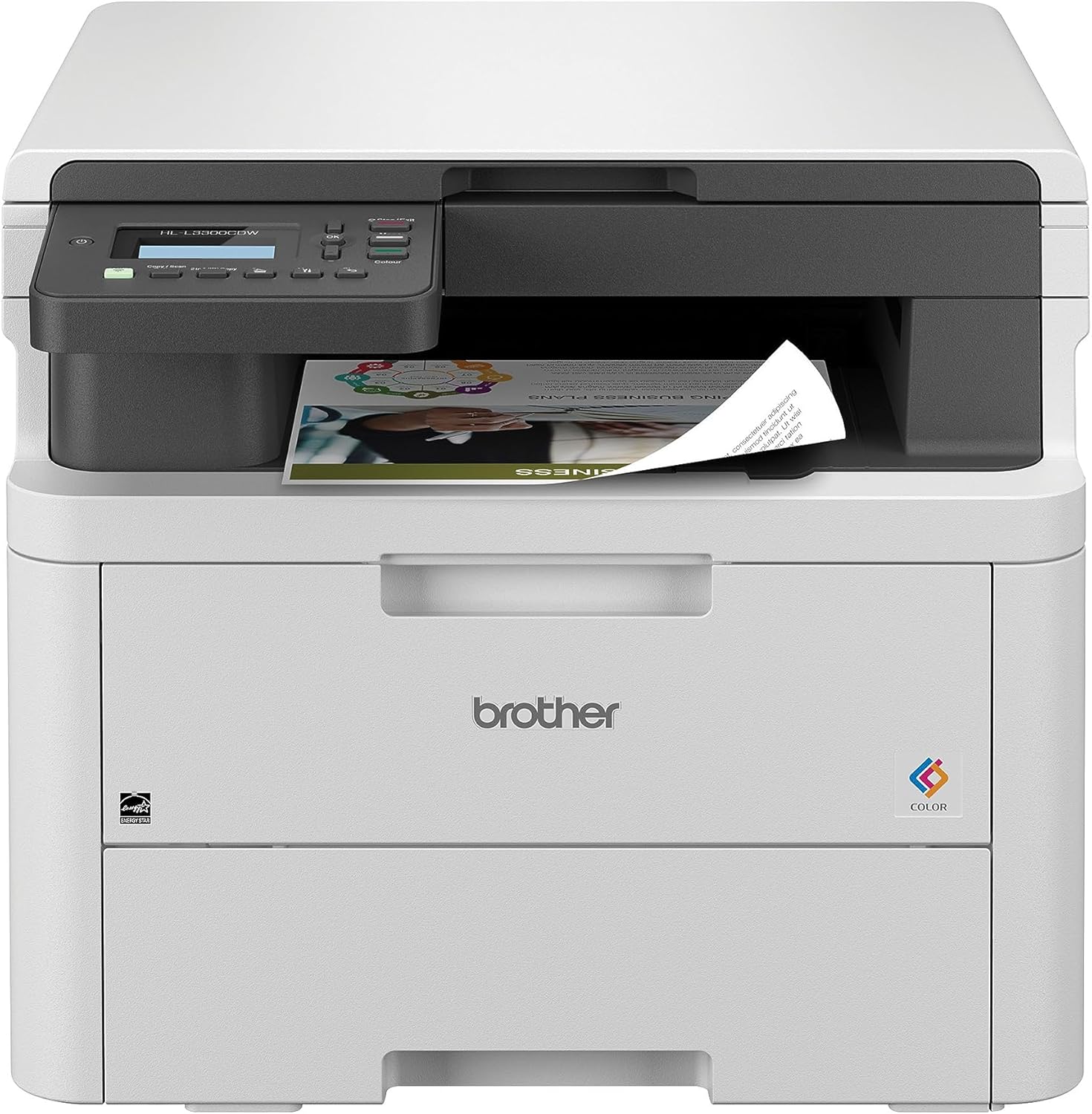 HL-L3300CDW Wireless Digital Color Multi-Function Printer with Laser Quality Output