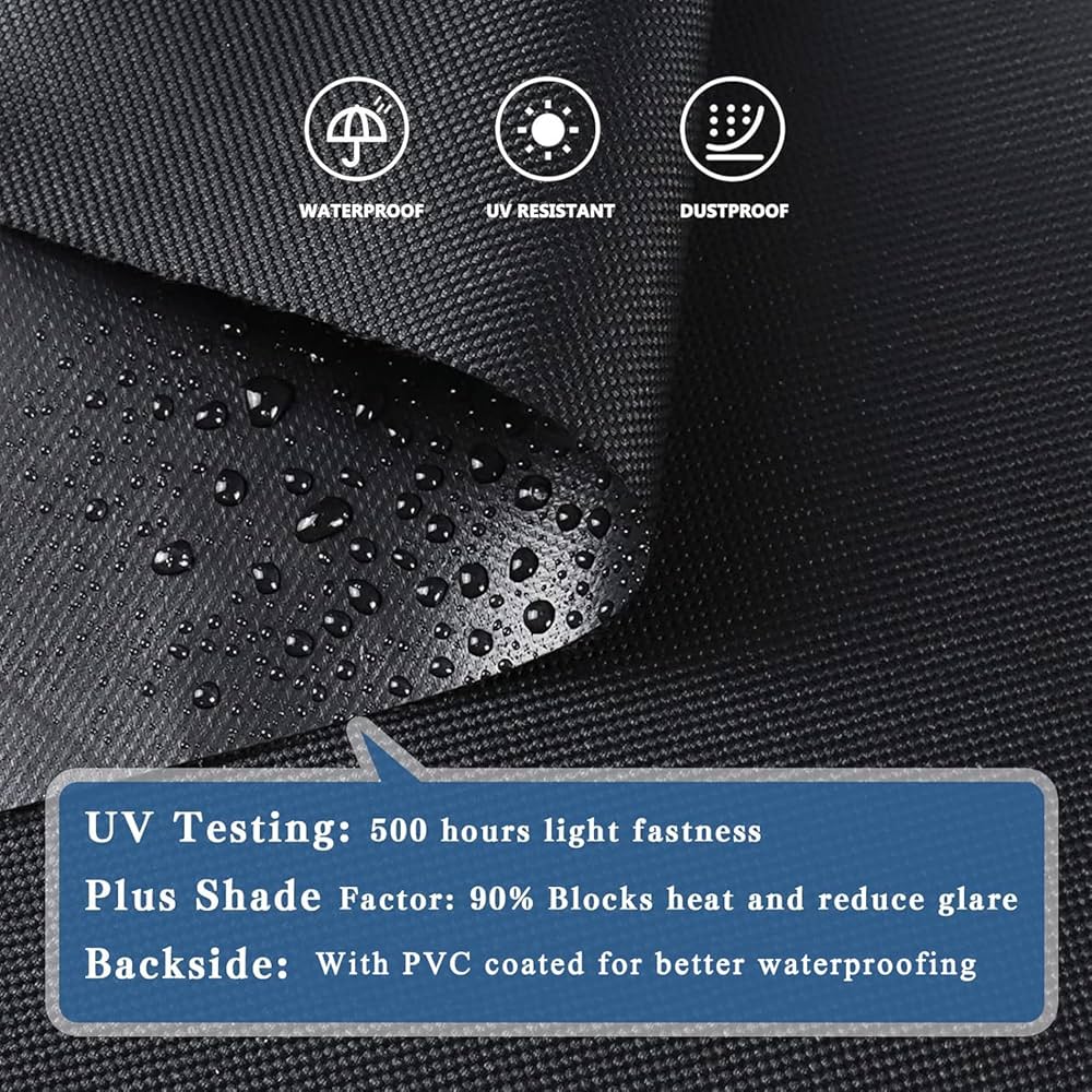 moose　polyester & cotton tarp KURO Moose Room Works /moose/room works zipper polyester &amp