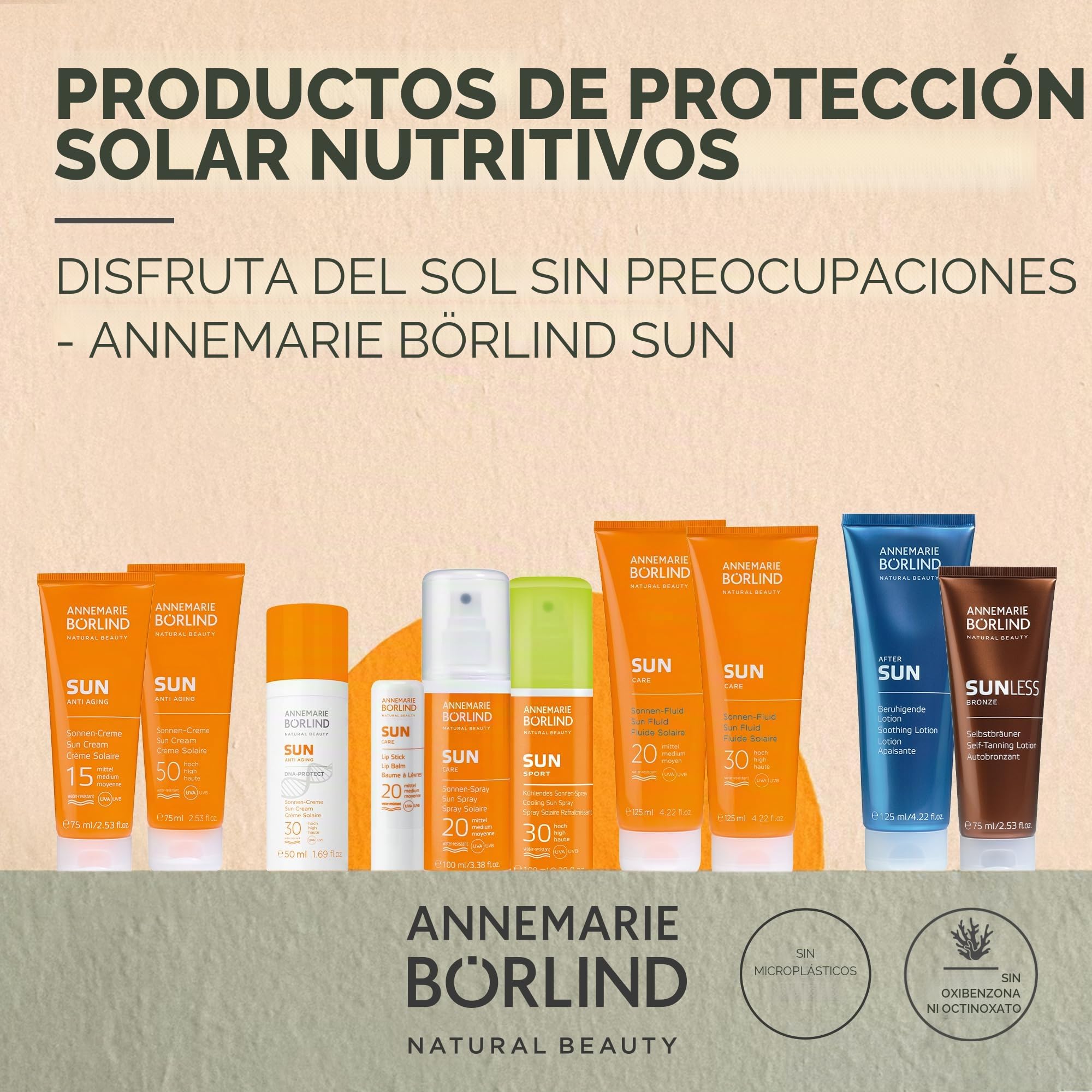 ANNEMARIE BÖRLIND crema solar facial SPF30+ 50ml - Protector solar facial, Crema, 1 pieza(s), Unisex, Cualquier género
