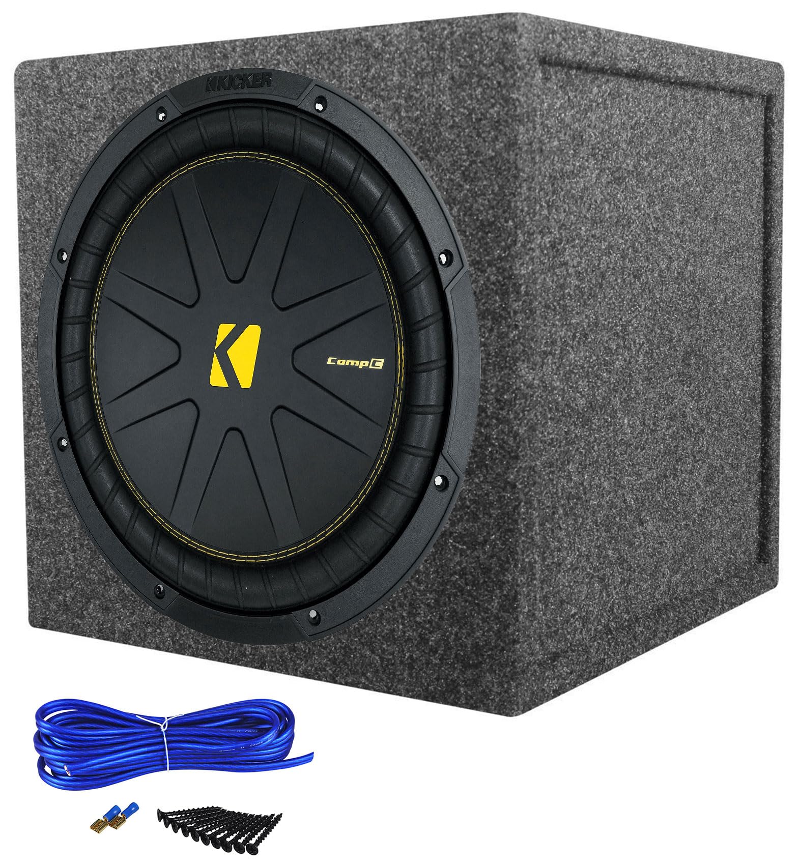12 Inch Subwoofer 2) KICKER 44CWCS124 CompC 12