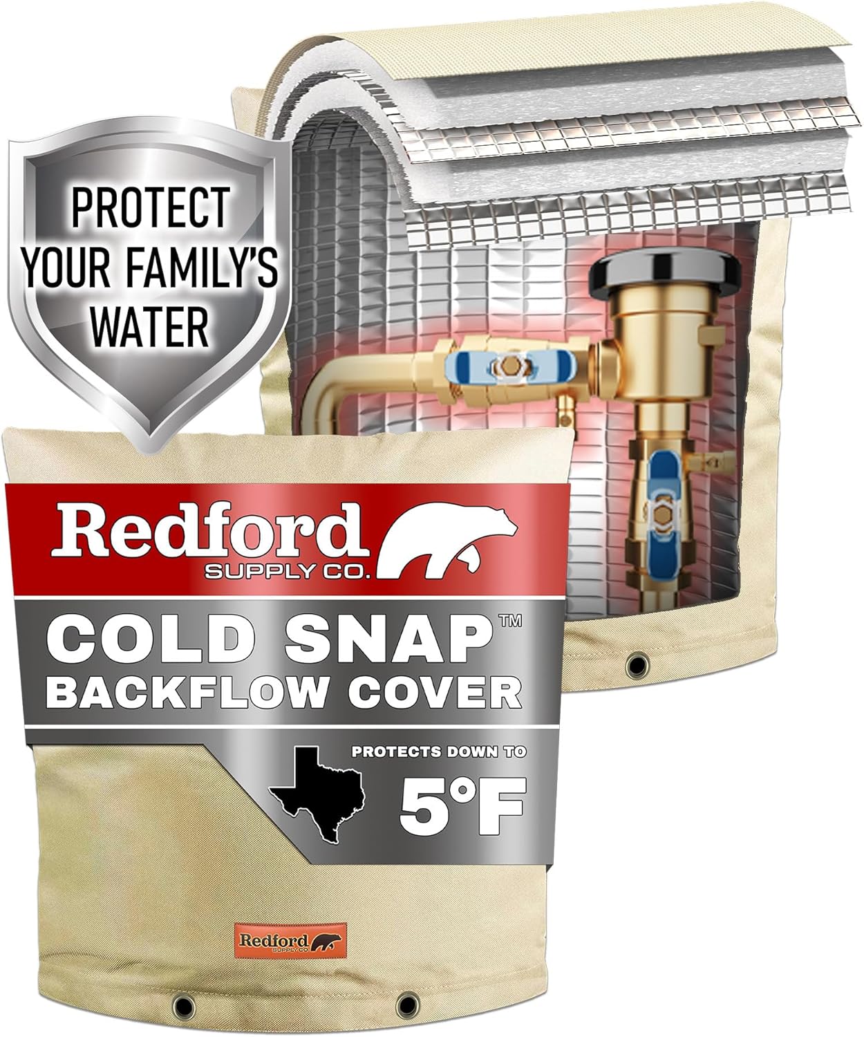 Redford Cold Snap Backflow Cover 14x14
