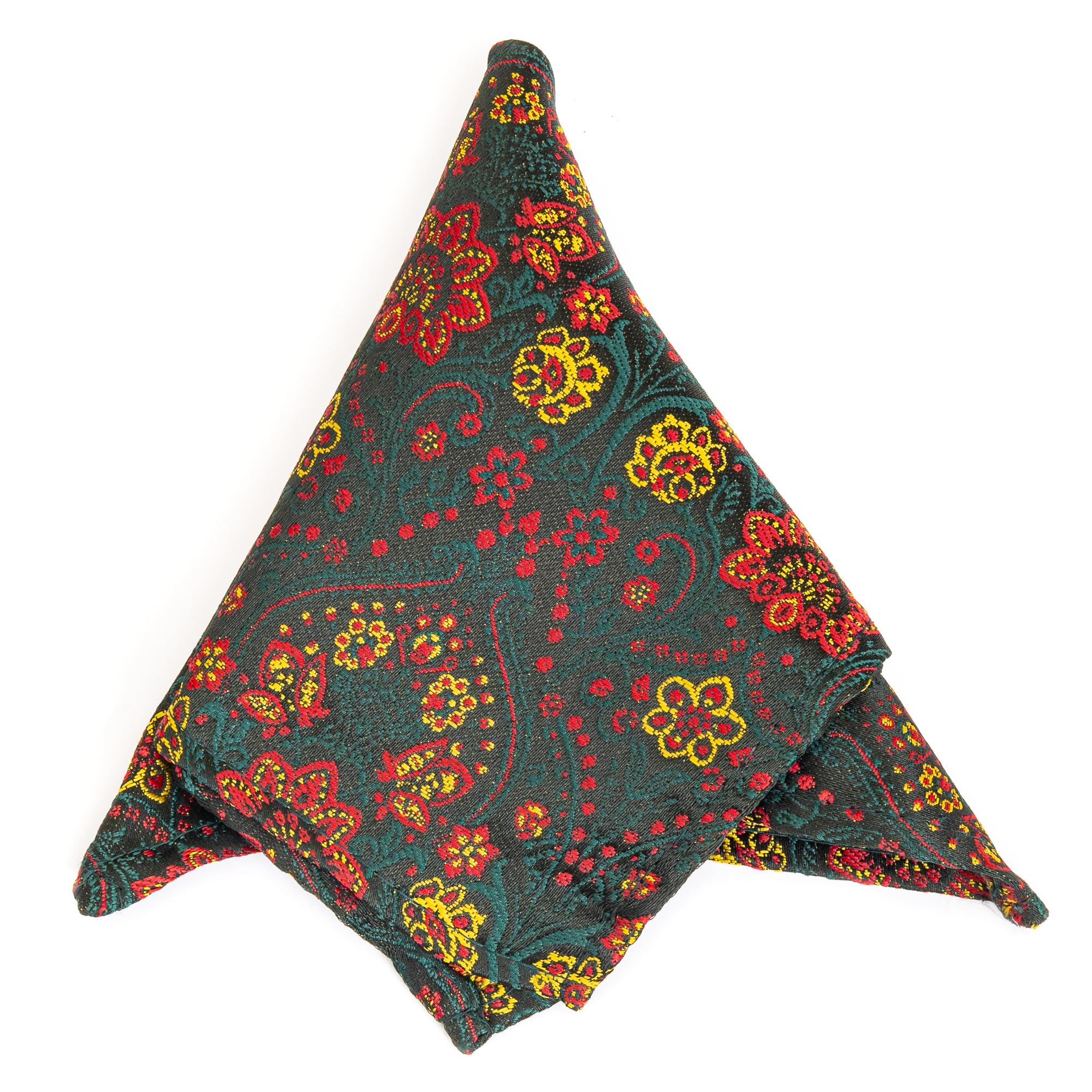 to the nines Men's Microfiber Dark Green Pocket Square-picture-21