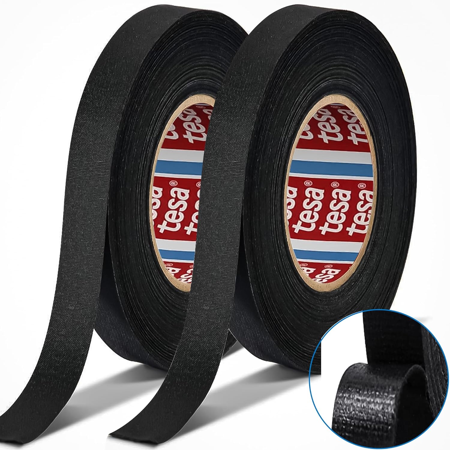 CANOPUS PET Fleece Wire Harness Tape 51608 (2pack), 0.75 in x 27.34 yd, for Wire Harness, Automotive Engine and Electrical Insulation