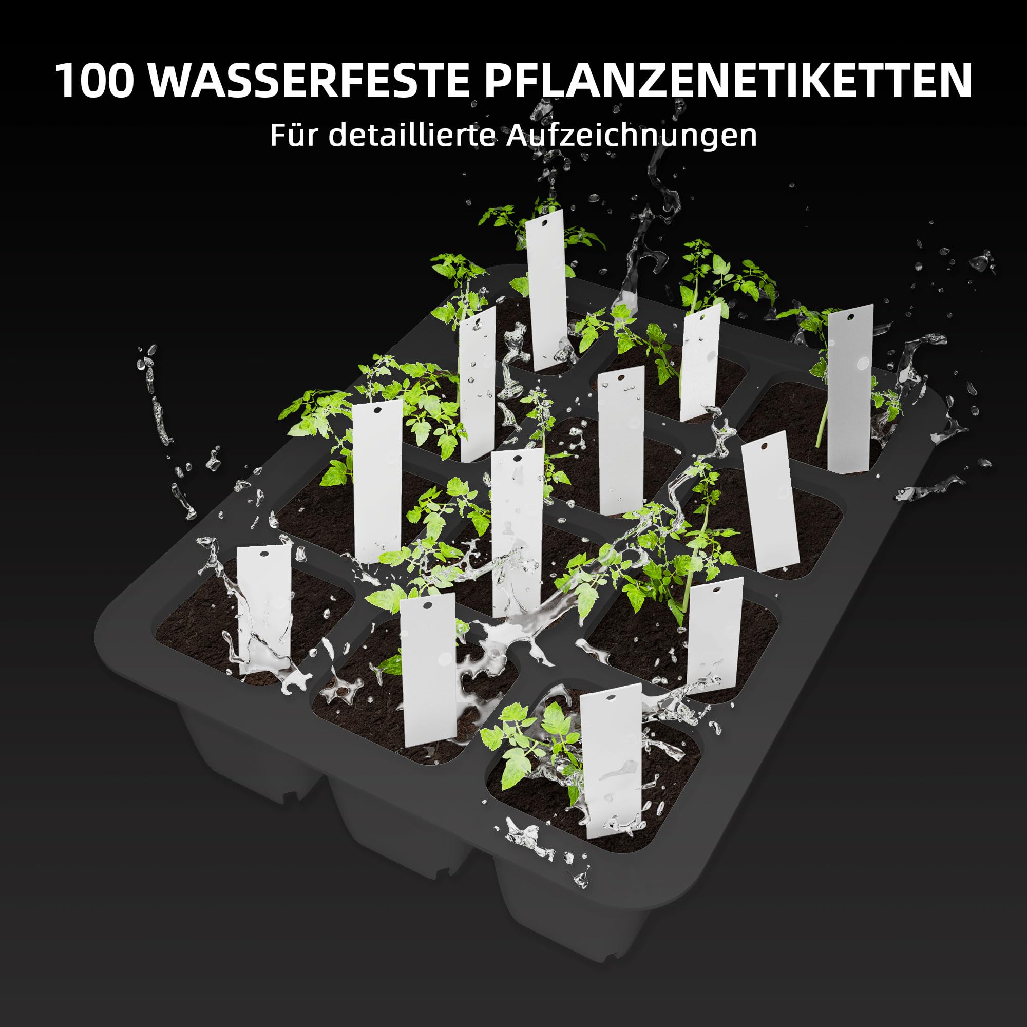 Spider Farmer 9-in-1 Werkzeugsatz für Pflanzenanbau, Professionelle Kräuter Gartengeräte, Gartenarbeit Geschenke für Frauen und Männer Toolkit