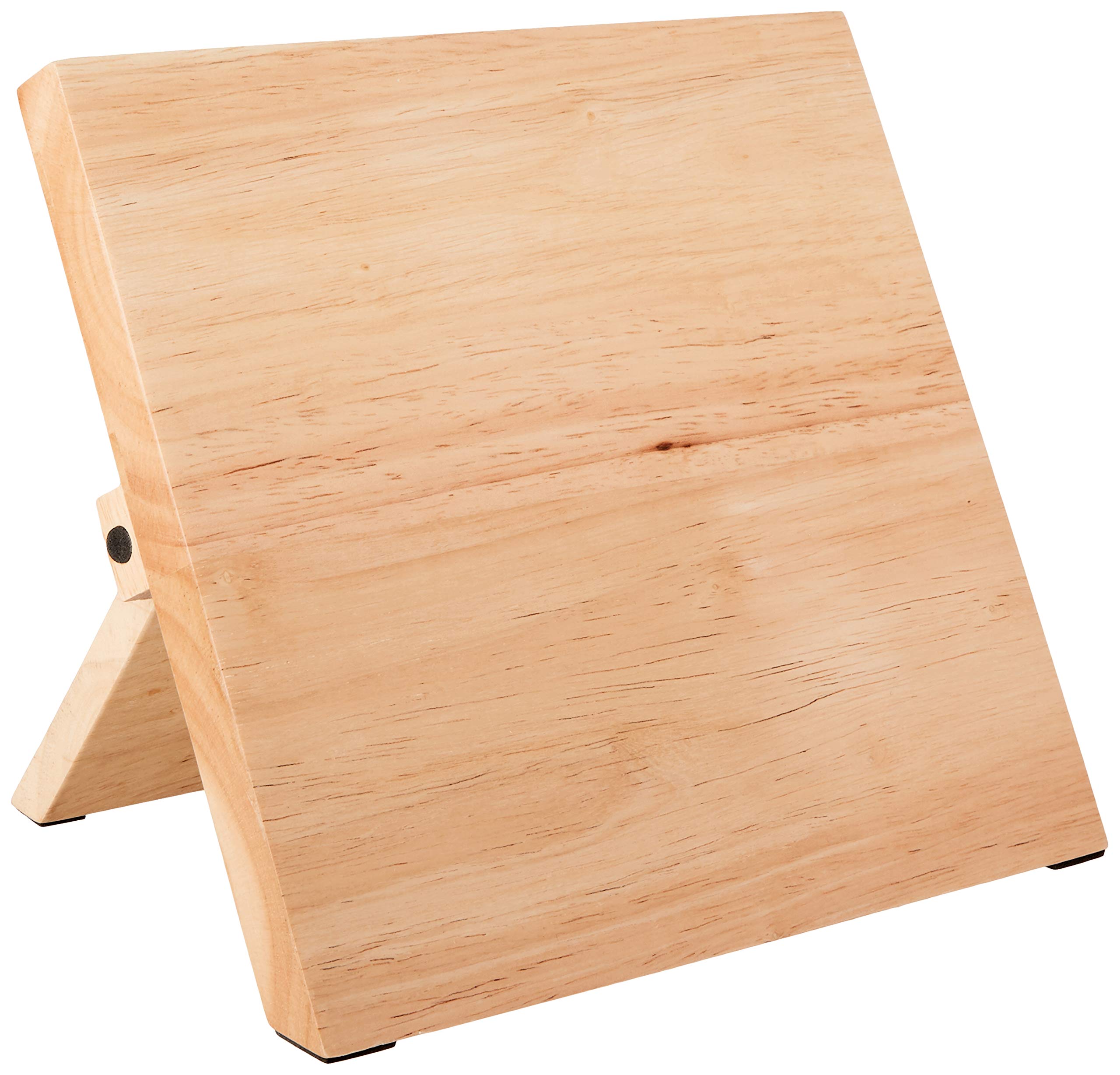 Soporte de madera de goma magnética culinaria en color beige de alta resistencia para cocina