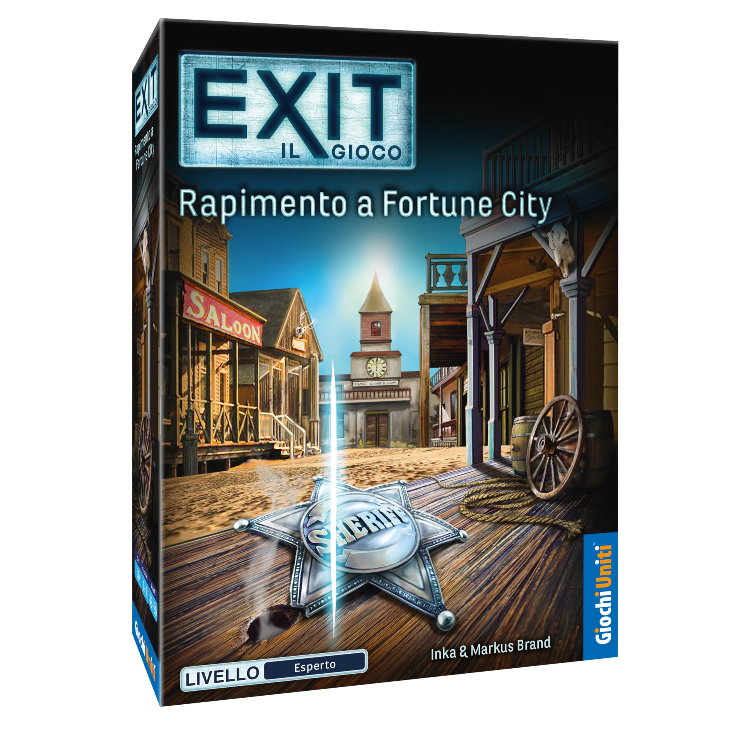 Giochi Uniti - Exit: Abduction in Fortune City, 1-4 Players, 12+ Years, GU873, Italian Edition