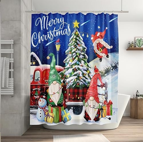 Miniatura 7 de BIVINAR Cortina de ducha de Halloween, calabazas de Halloween, cortinas de ducha de murciélago negro para baño, 72 x 72 pulgadas