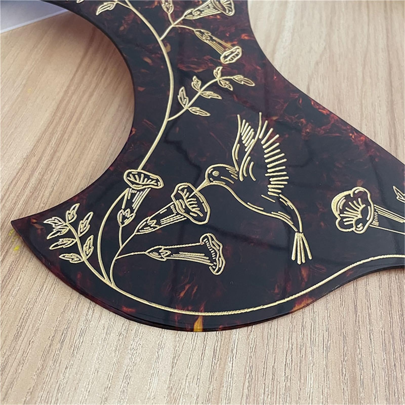 Acoustic Guitar Pickguard Battipenna per chitarra folk stile inciso Accessori per chitarra