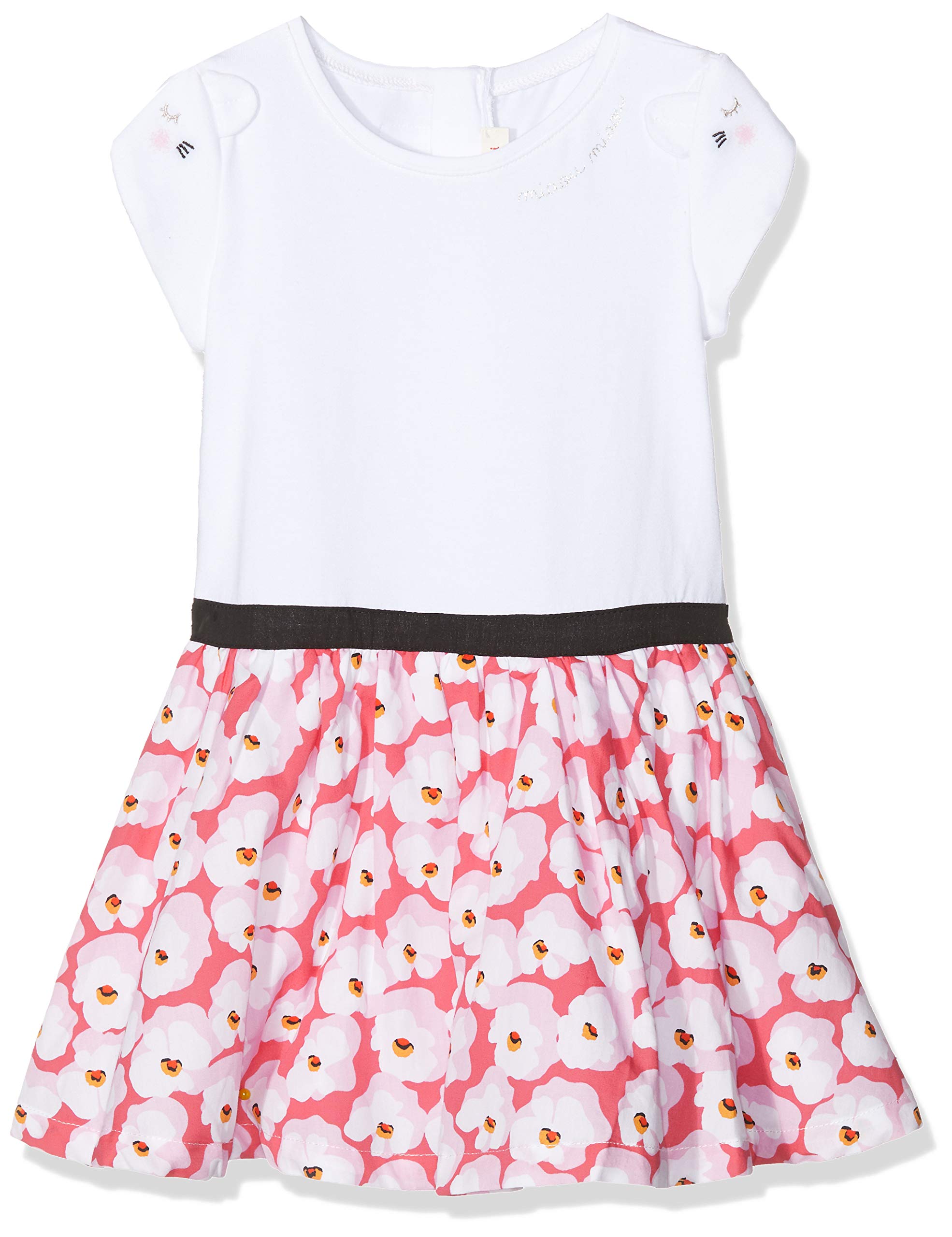 Cute Pink & White Cherry Blossoms Dress for Little Girls